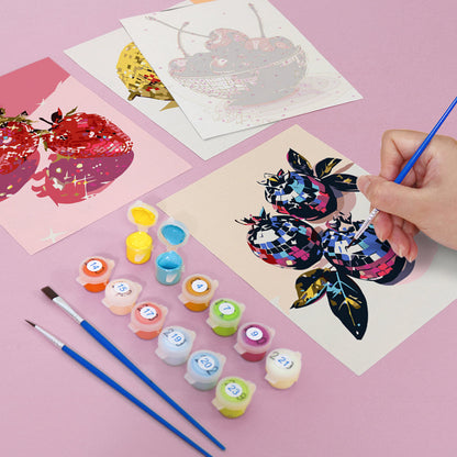 Fruta Luminosa – Pintar por números