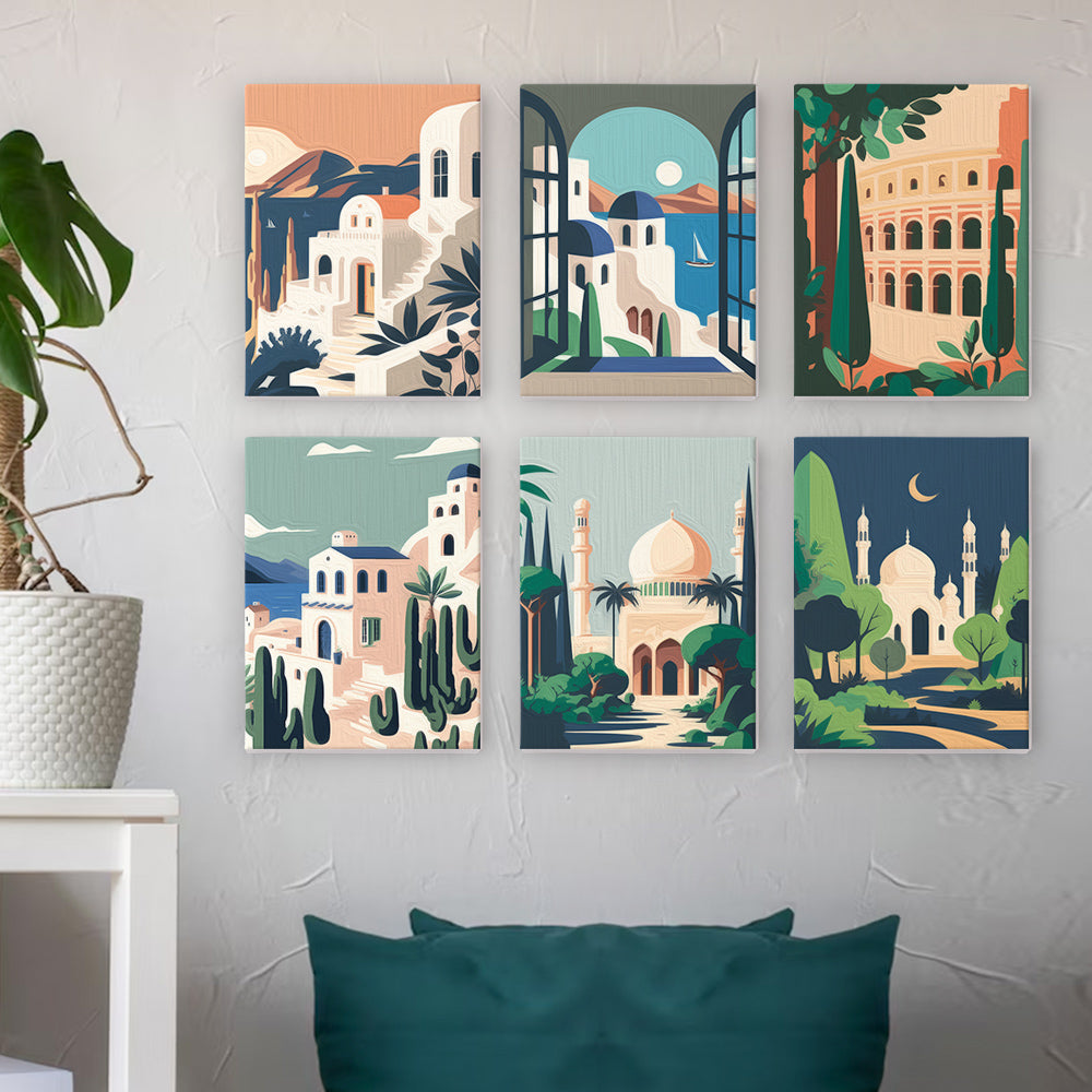 Edificios Famosos - Pintar por Números
