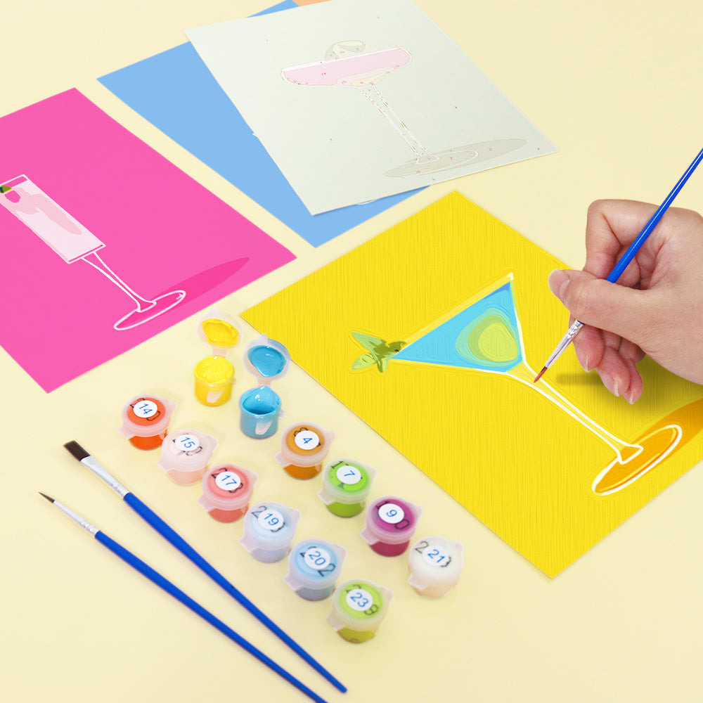 Arte Líquido – Pintar por números