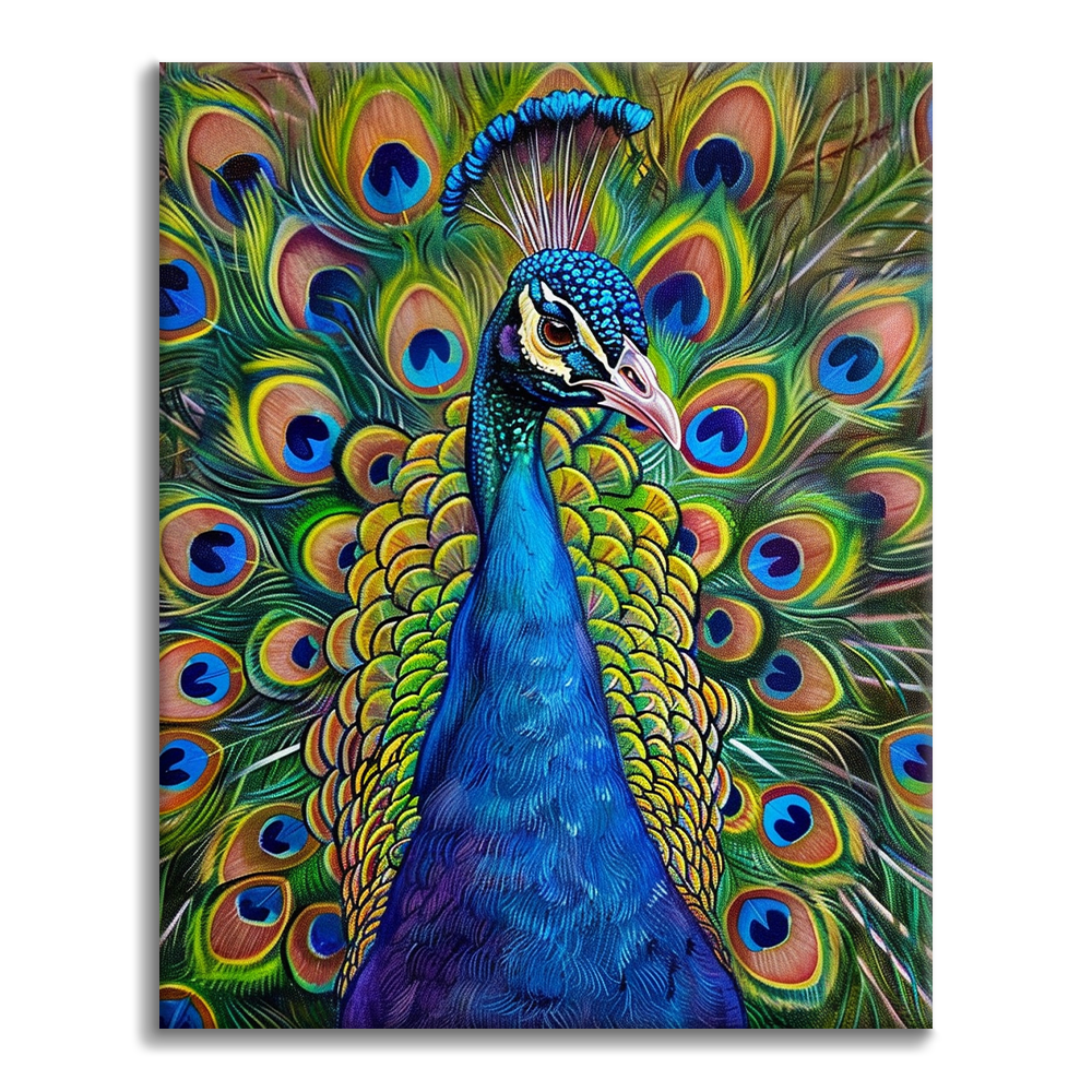 Pavo Real - Pintar por Números