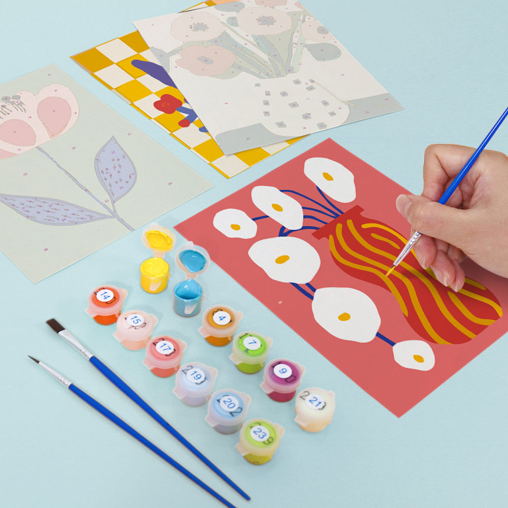 Sinfonía Floral – Pintar por números