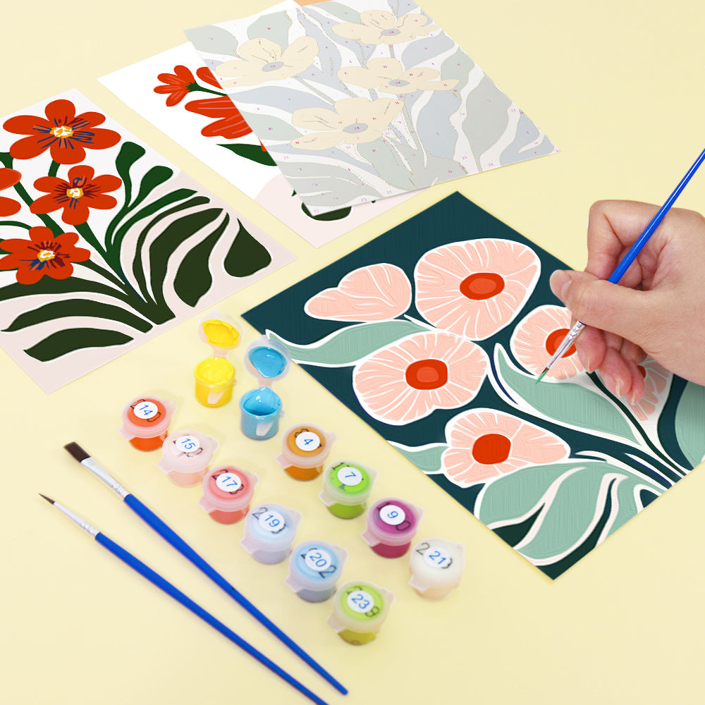 Fantasía Botánica – Pintar por números