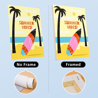 Sol y Palmeras – Pintar por números