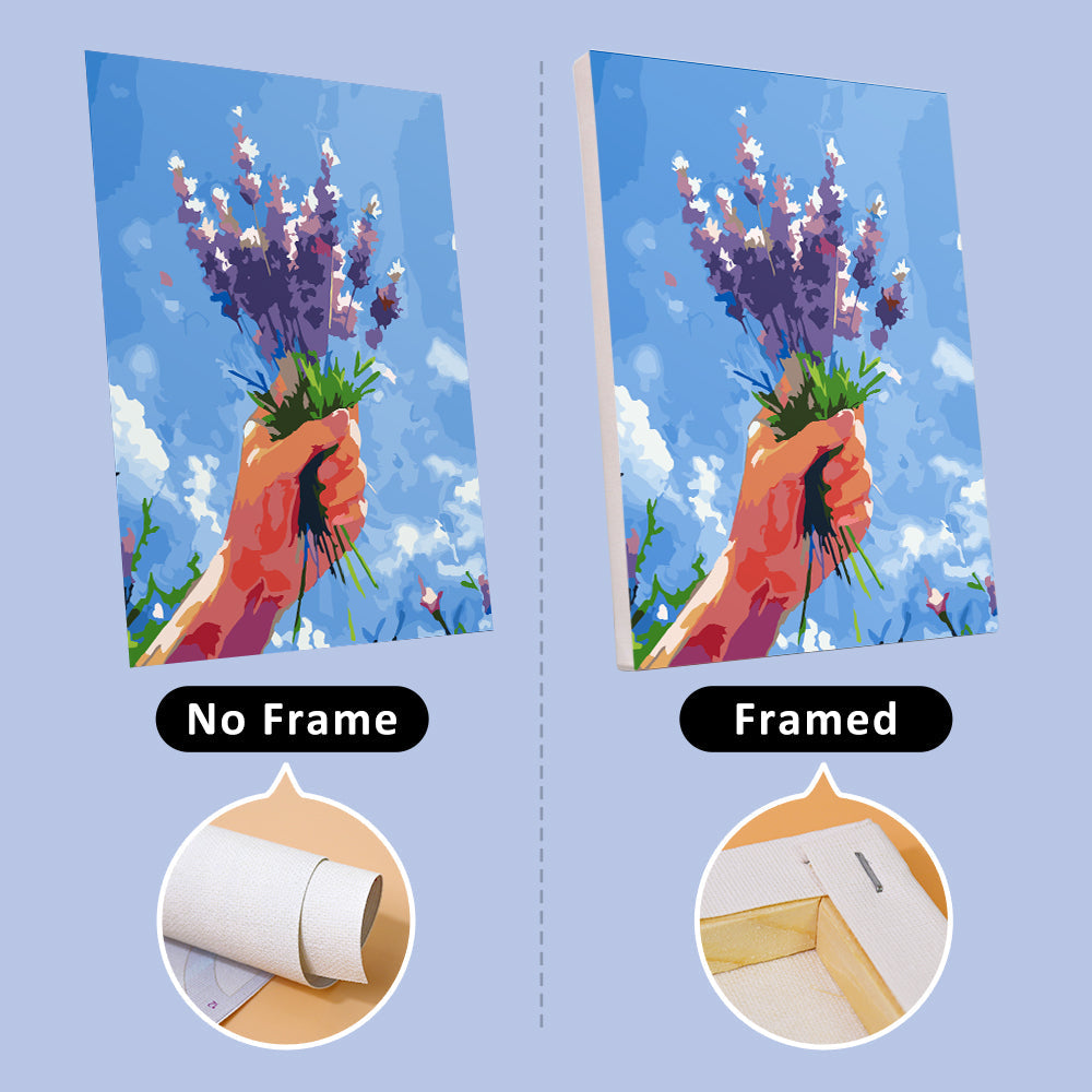 Cielo en Flor – Pintar por números