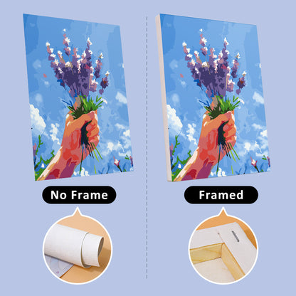 Cielo en Flor – Pintar por números