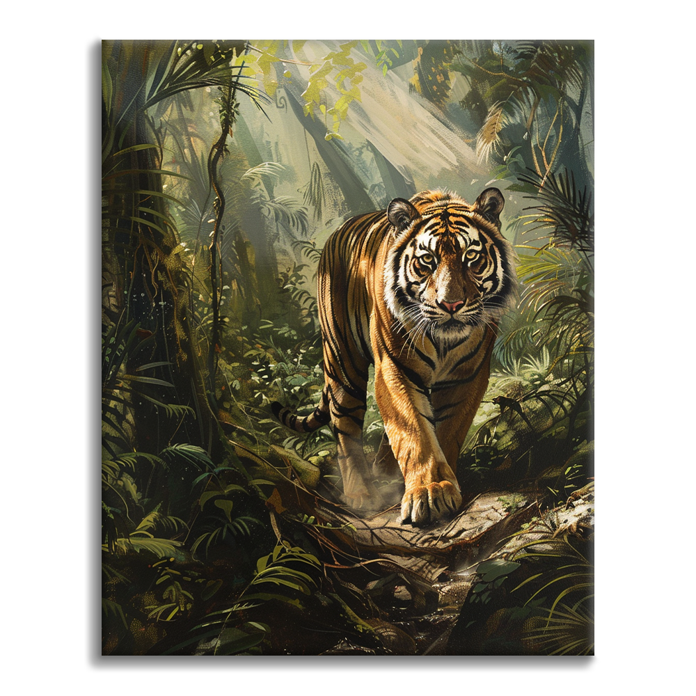 Tigre De Bengala - Pintar por Números
