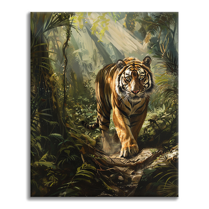 Tigre De Bengala - Pintar por Números