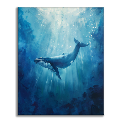 Ballena Azul - Pintar por Números