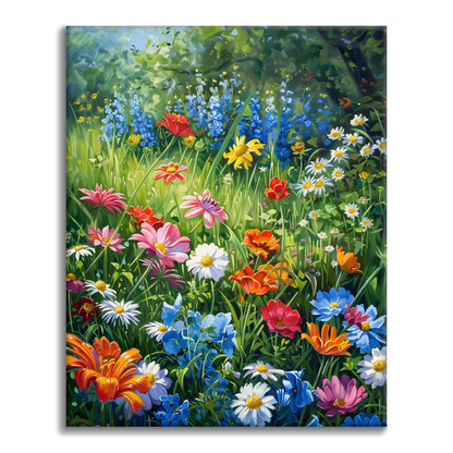 Flor Silvestre Al Borde De La Carretera - Pintar por Números