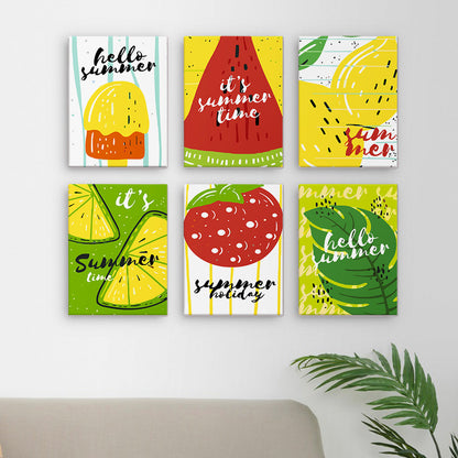 Fruta de Verano – Pintar por números