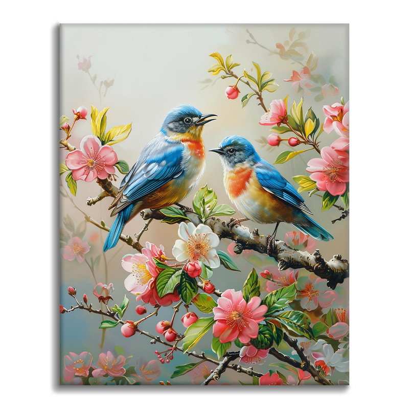 Pájaros cantores - Pintar por Números
