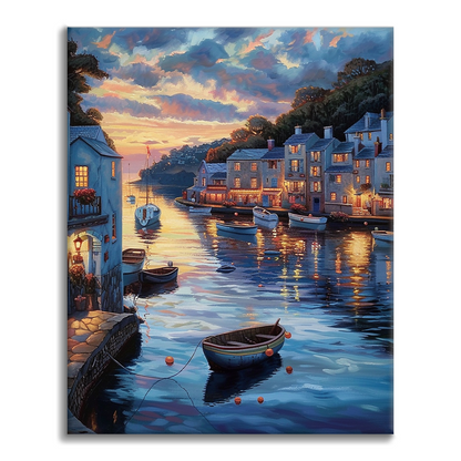 Ciudad Del Atardecer - Pintar por Números