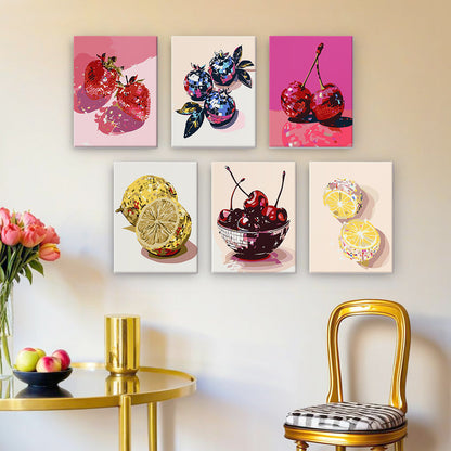 Fruta Luminosa – Pintar por números