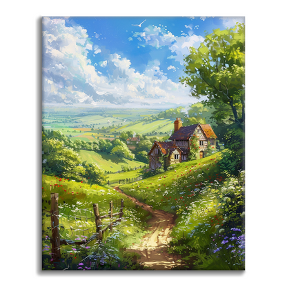 Vida De Pueblo - Pintar por Números