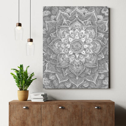 Rainbow Flower Mandala - Pintura por puntos