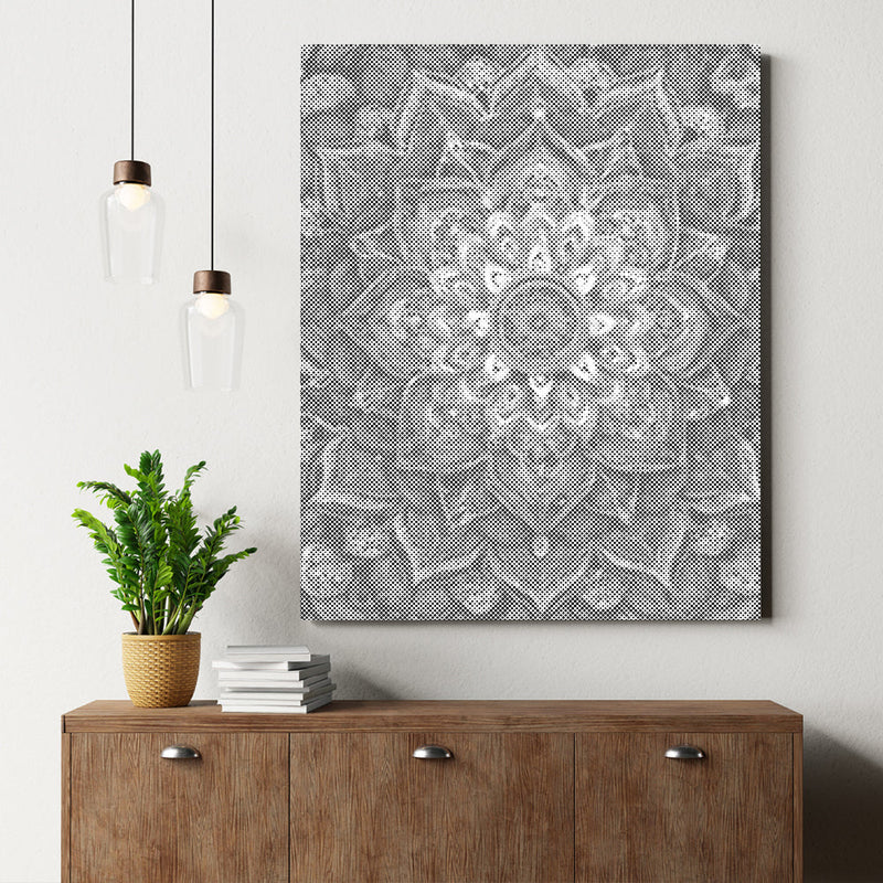 Rainbow Flower Mandala - Pintura por puntos