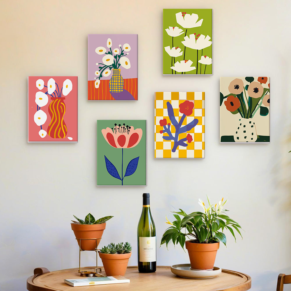 Sinfonía Floral – Pintar por números