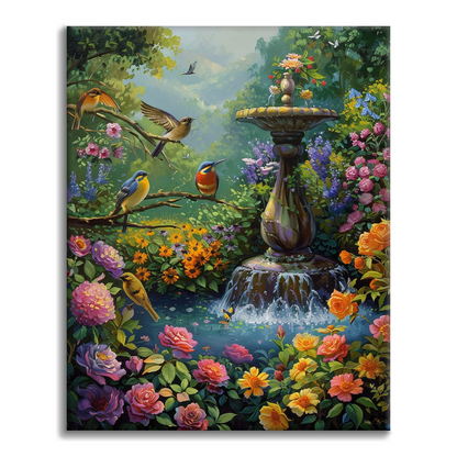 Jardín Alegre - Pintar por Números