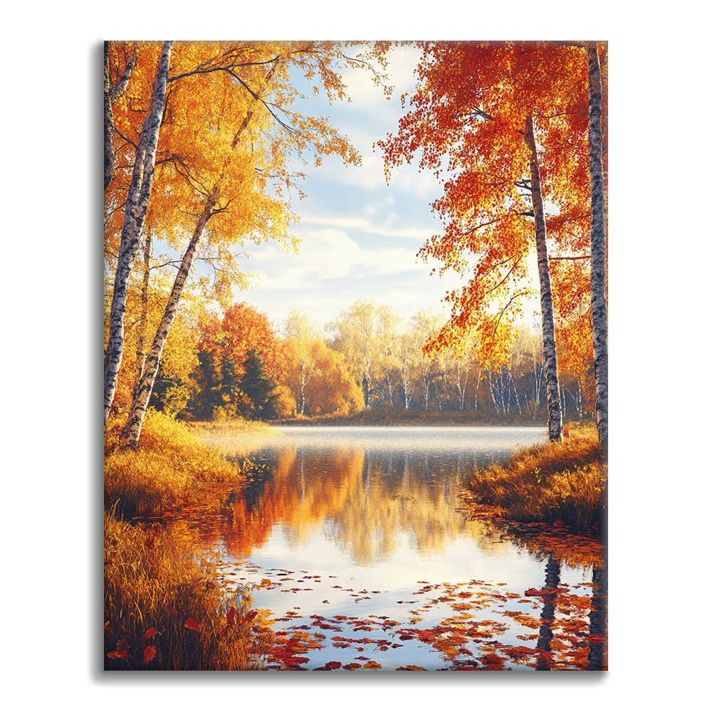 Bosque De Otoño - Pintar por Números