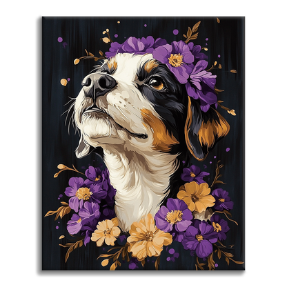 Perro Bernés - Pintar por Números