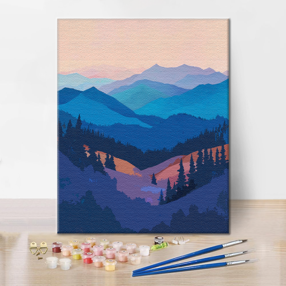 Horizontes Místicos - Pintar por Números
