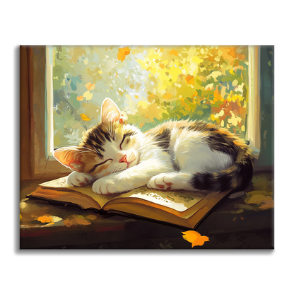 Gato Durmiendo - Pintar por Números