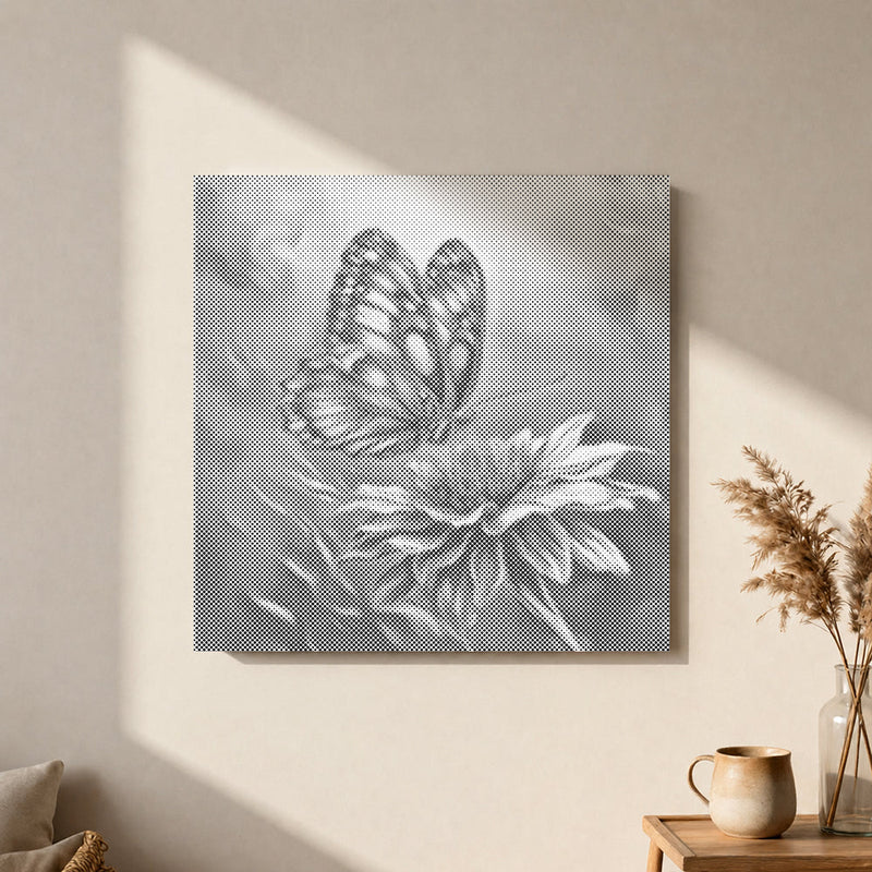Vibrant Butterfly - Pintura por puntos