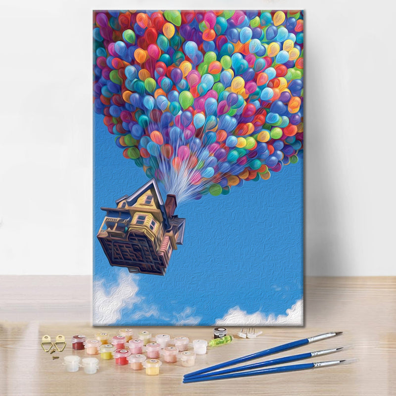 Globo colorido - Pintar por Números