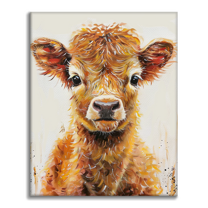 Pequeño Ternero - Pintar por Números