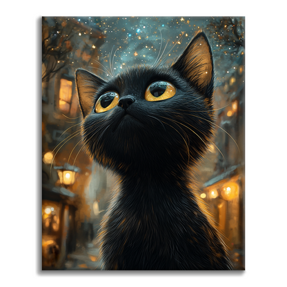 Gato Negro - Pintar por Números