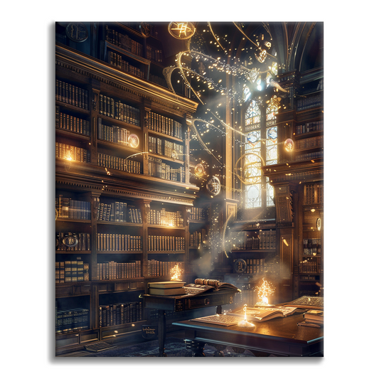 Biblioteca Mágica - Pintar por Números