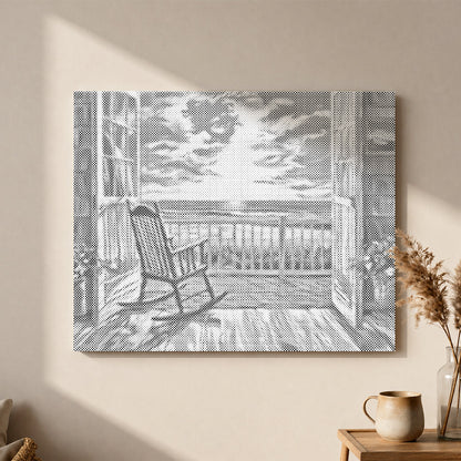 Seaside Rest - Pintura por puntos