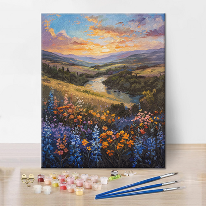 Pradera De Sueños Coloridos - Pintar por Números