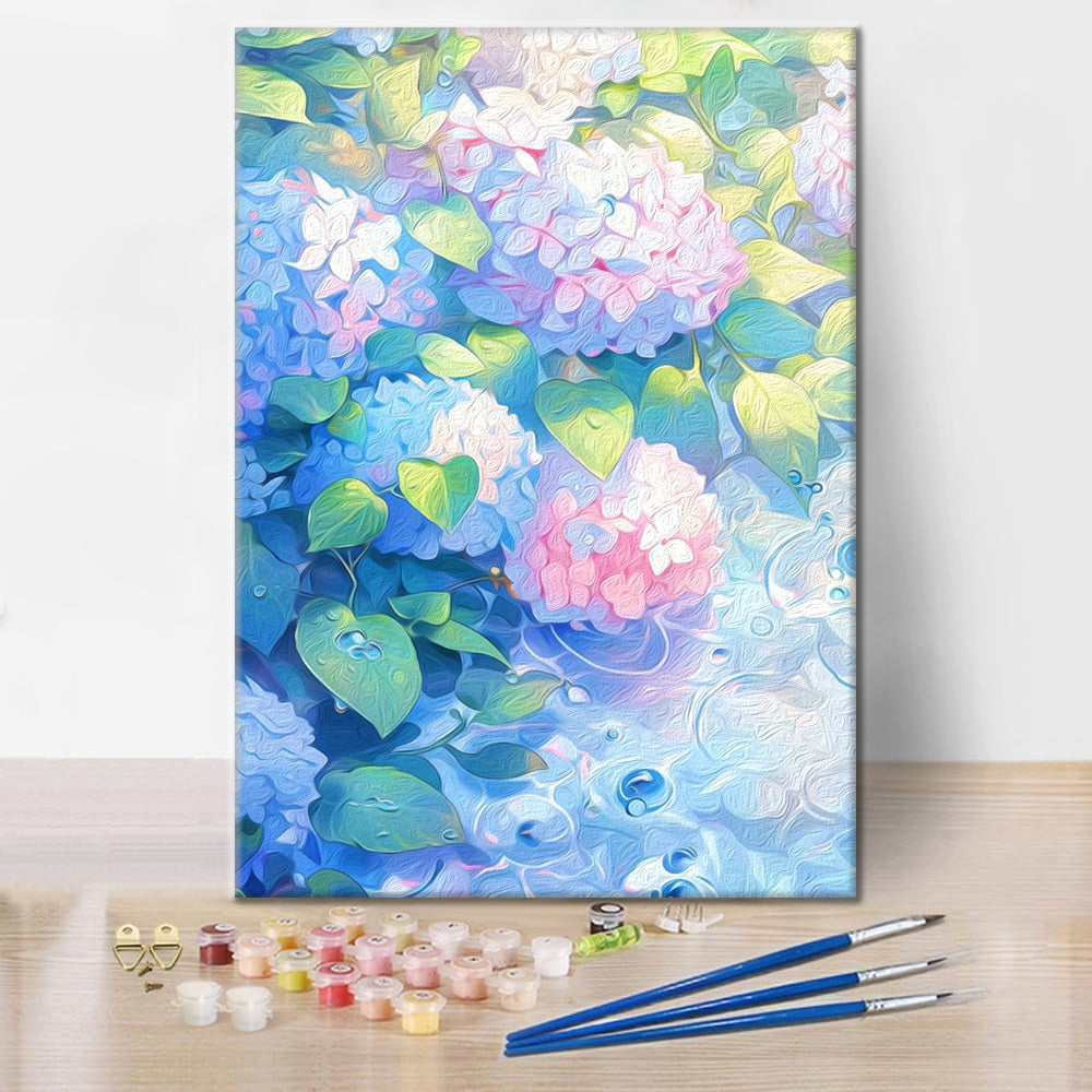 Flor De Luz Blanca - Pintar por Números
