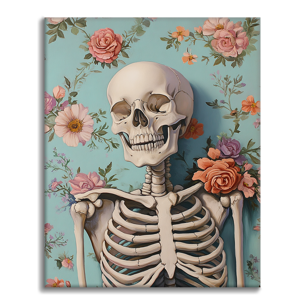 Calavera Sonriente - Pintar por Números