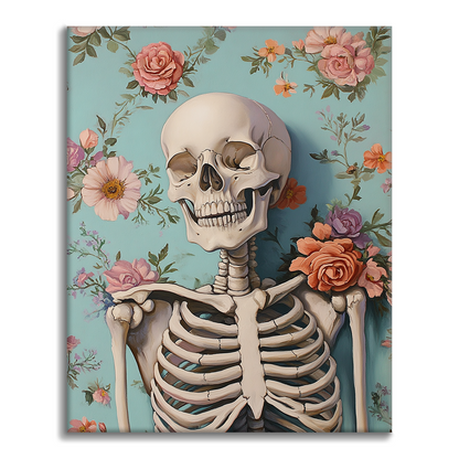 Calavera Sonriente - Pintar por Números