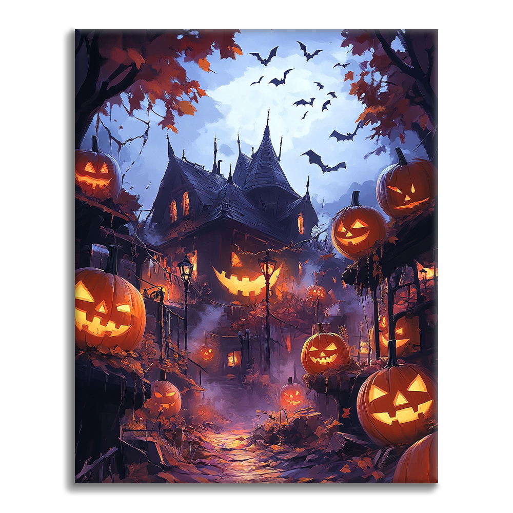 Castillo De Calabaza - Pintar por Números