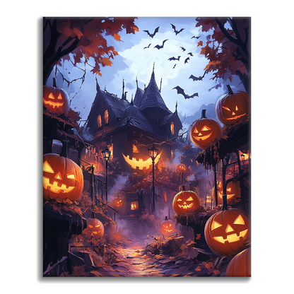 Castillo De Calabaza - Pintar por Números