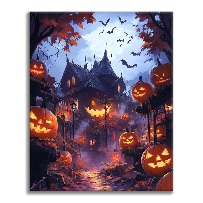 Castillo De Calabaza - Pintar por Números