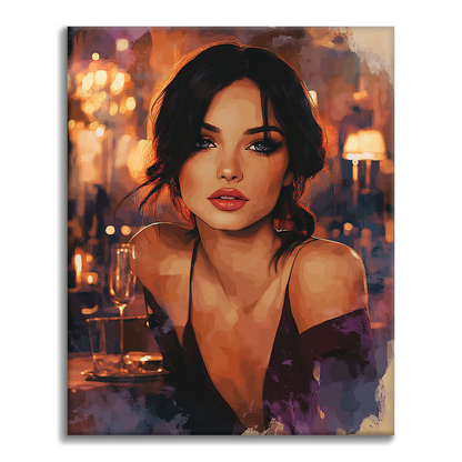 Elegancia En La Noche - Pintar por Números