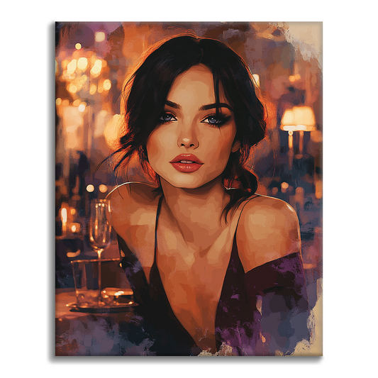 Elegancia En La Noche - Pintar por Números