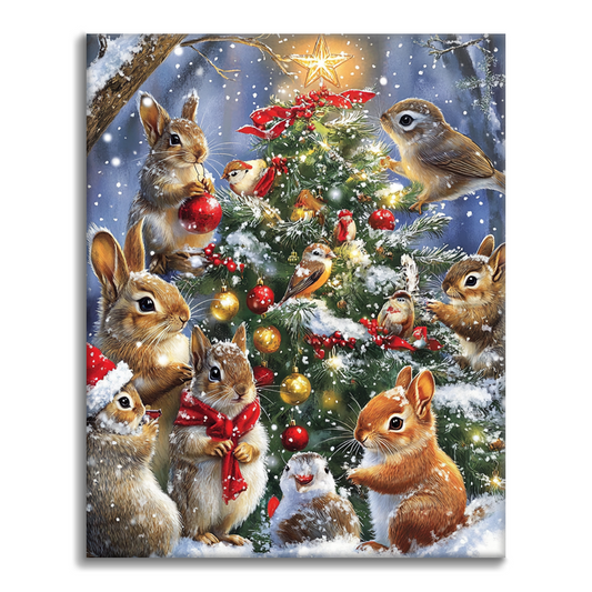 Navidad Y Bichos - Pintar por Números