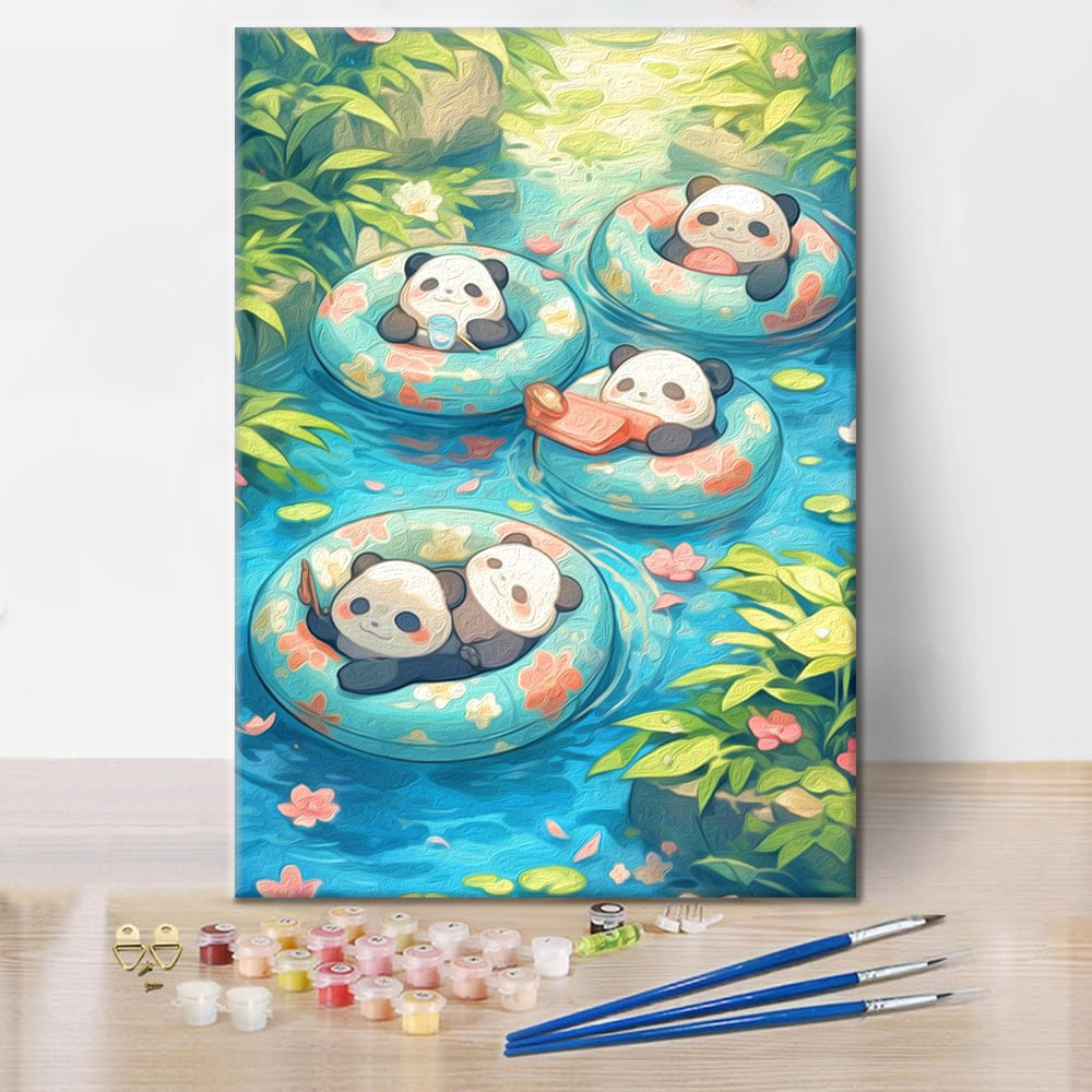 Lindo Panda - Pintar por Números