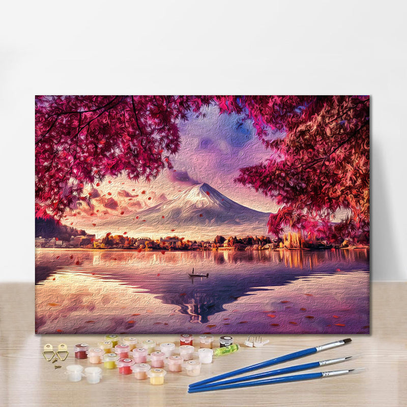 Fuji Fugaku, Japón, Honshu - Pintar por Números