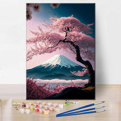 Flor de cerezo - Pintar por Números