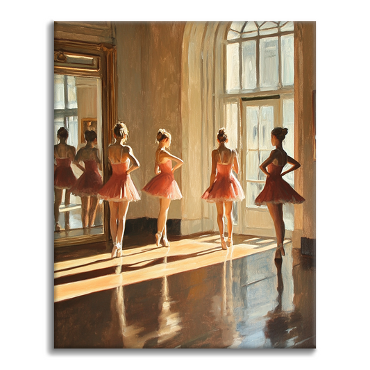 Bailarines De Ballet - Pintar por Números