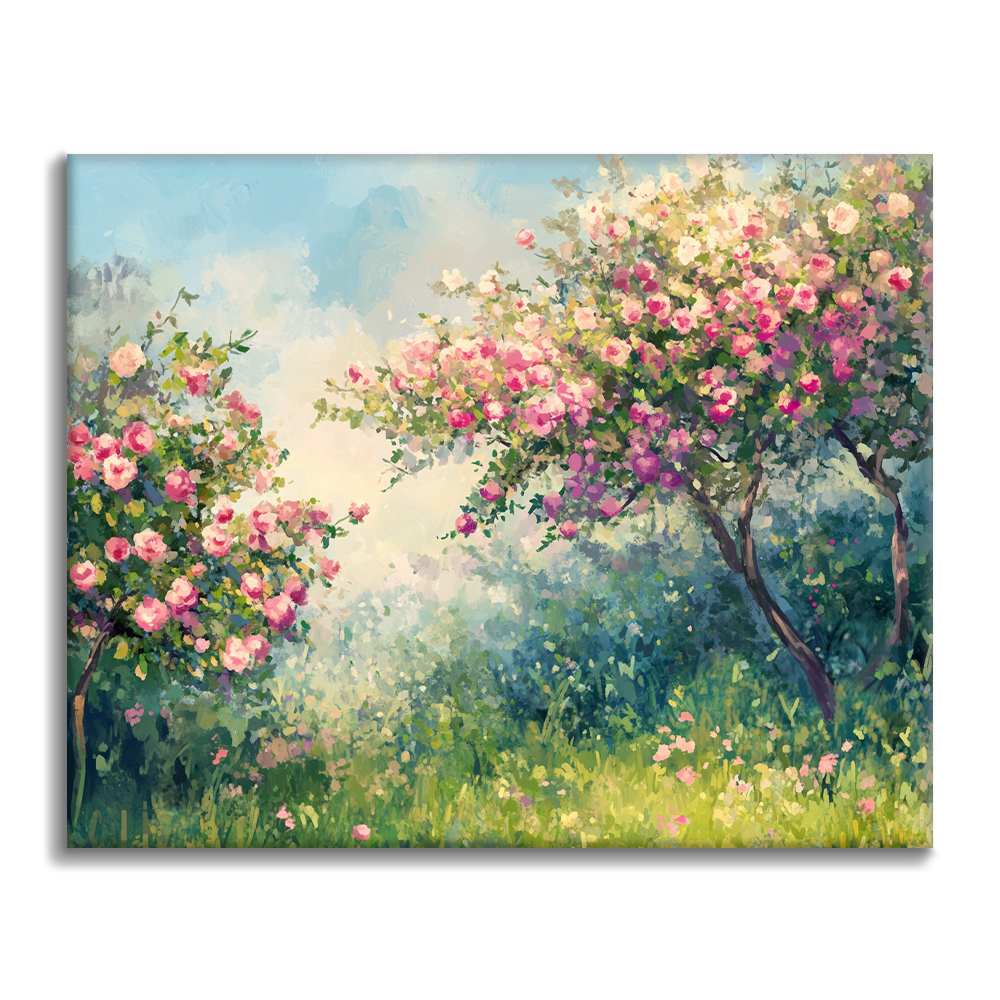 Flores De Cerezo De Primavera - Pintar por Números
