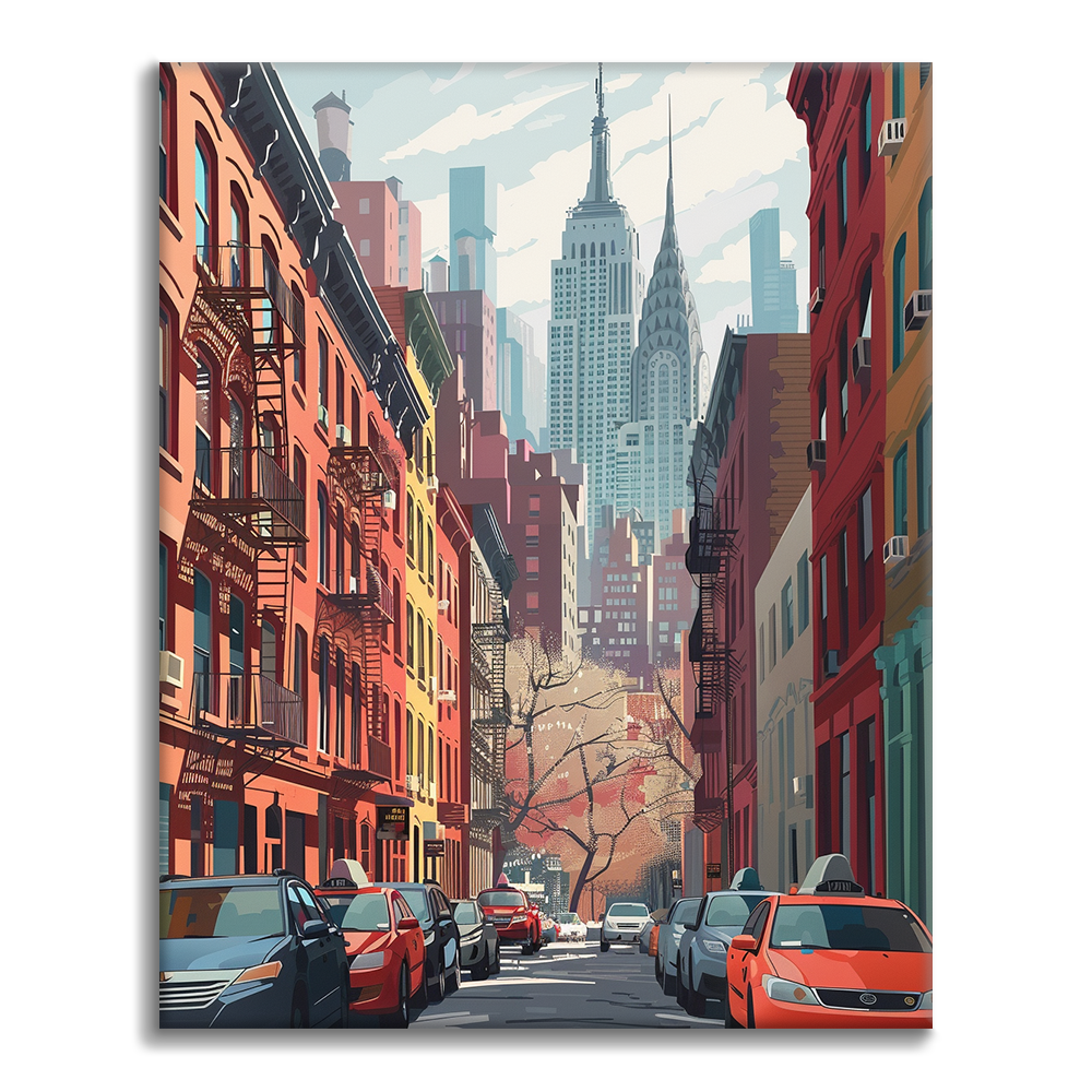 Nueva York - Pintar por Números