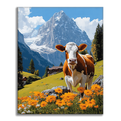 Vaca Suiza - Pintar por Números