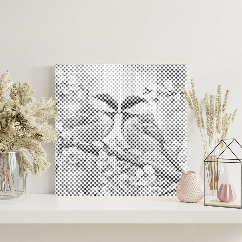Love Birds - Pintura por puntos